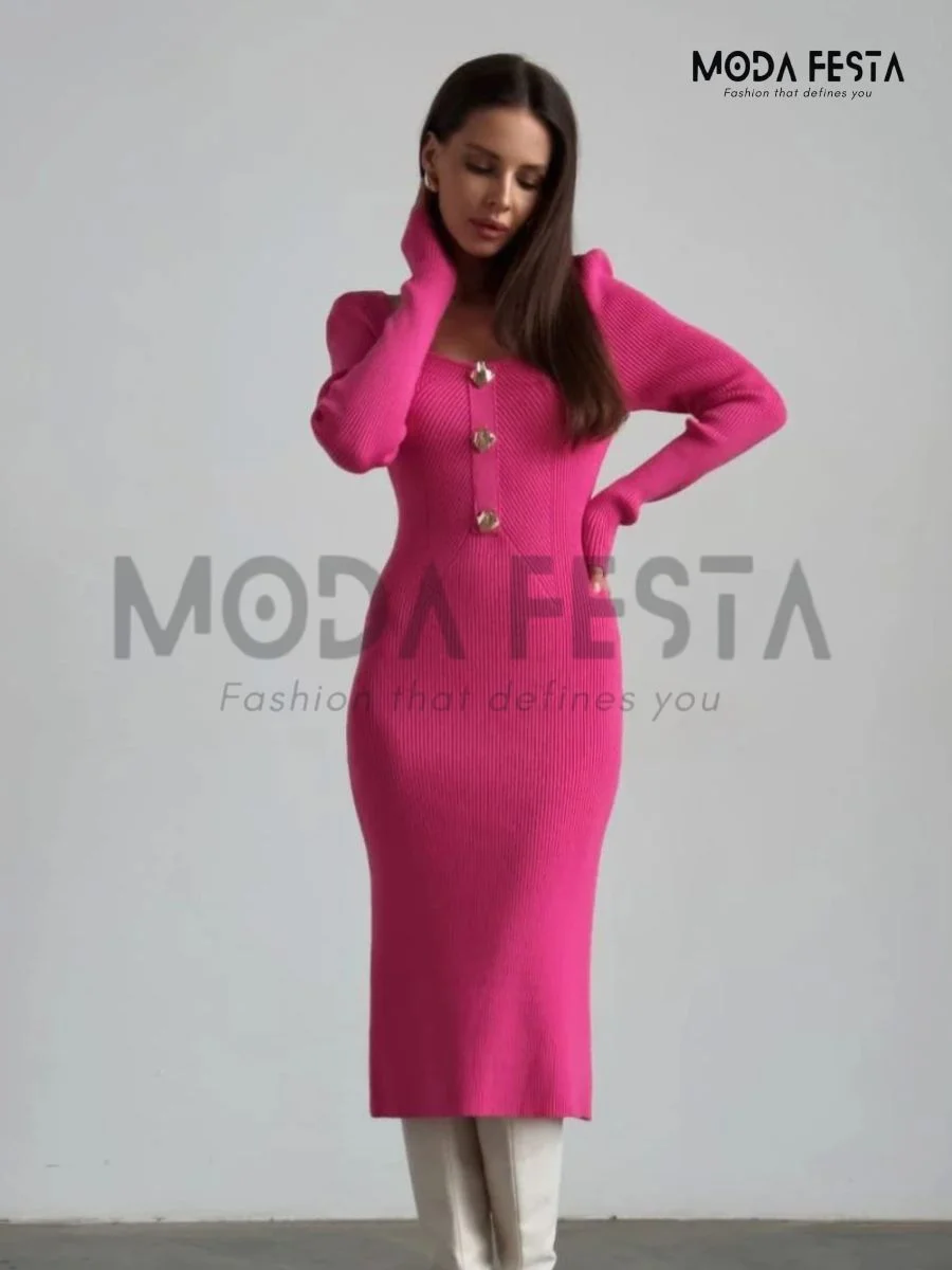 Elegant Knitted Dress
