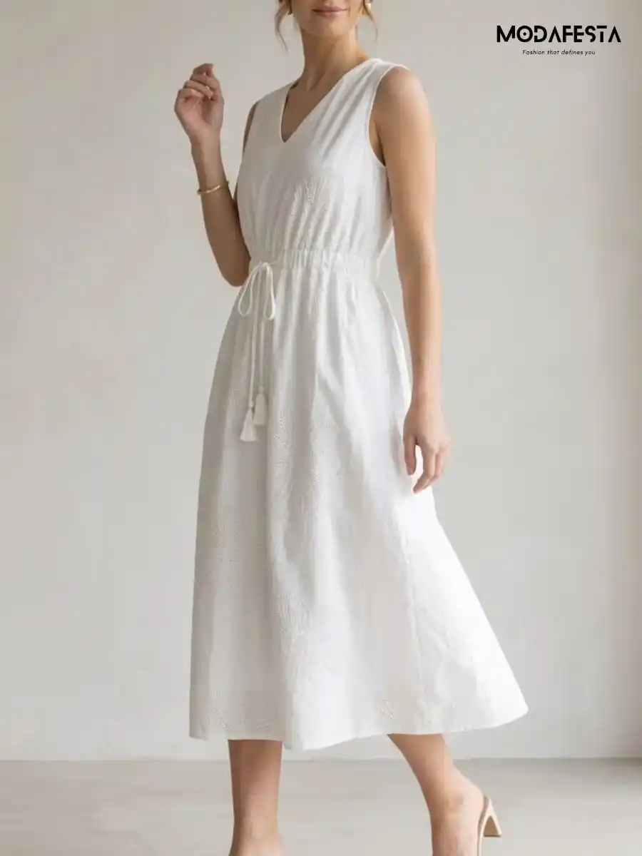 ModaFesta -elegant-floral-v-neck-cotton-dress-22-white