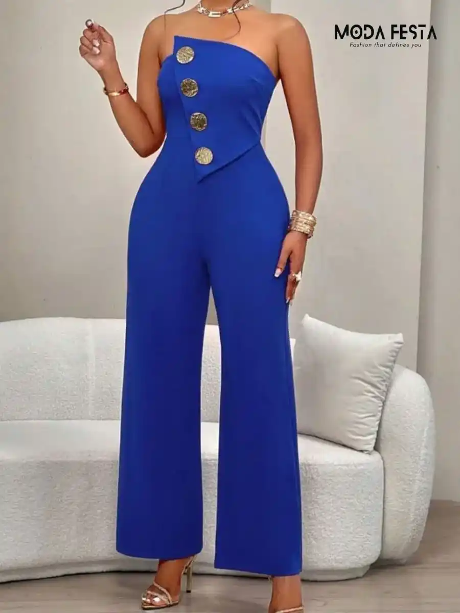 Asymmetric Tube Jumpsuit