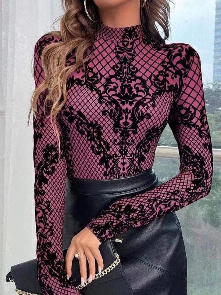 Mock-Neck Bodysuit 