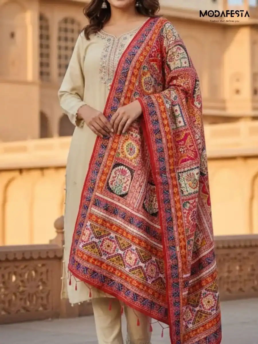 Kurti Pant V neck