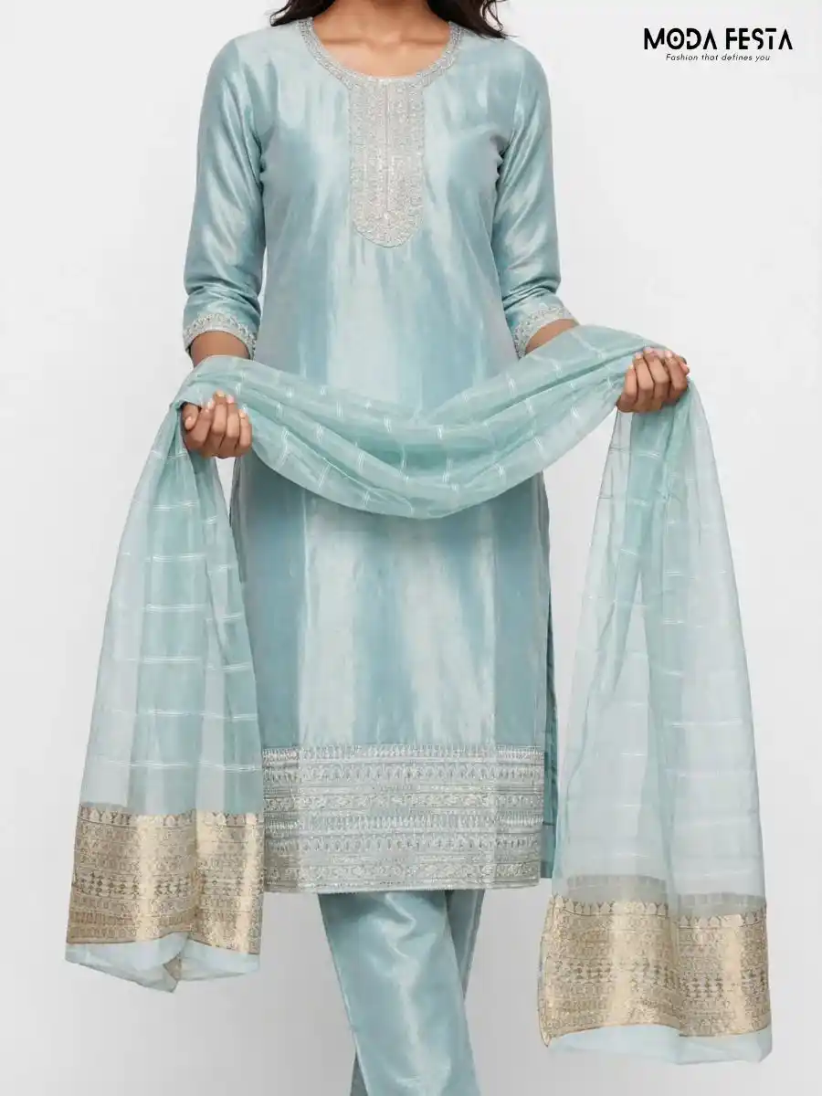 Sea Green Kurti Set